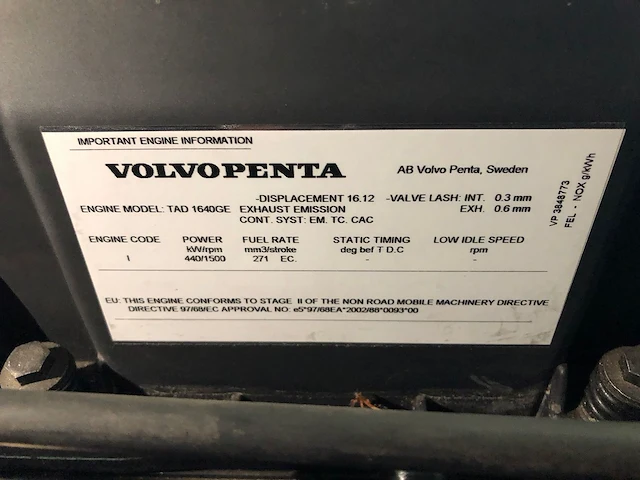 Sdmo volvo penta tad 1640ge noodstroomaggregaat - afbeelding 9 van  32