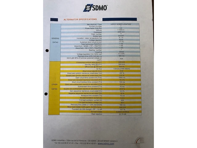 Sdmo volvo penta tad 1640ge noodstroomaggregaat - afbeelding 19 van  32