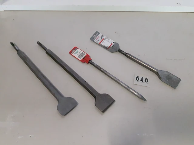 Sds- beitels, 4 x - afbeelding 1 van  3
