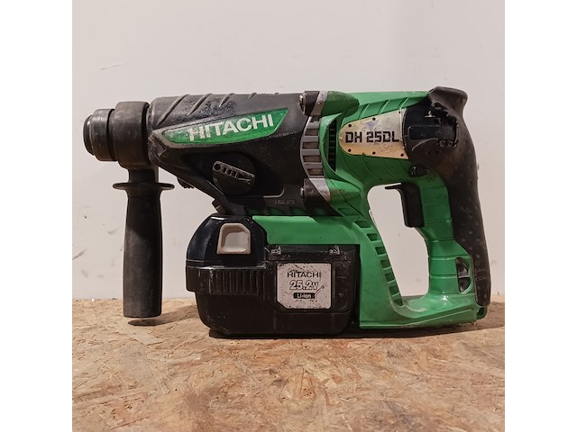 Sds boormachine (accu), hitachi, dh25dl, groen, 2015 - afbeelding 1 van  11
