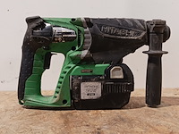Sds boormachine (accu), hitachi, dh25dl, groen, 2015 - afbeelding 6 van  11