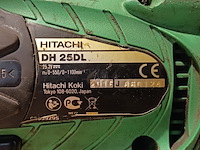 Sds boormachine (accu), hitachi, dh25dl, groen, 2016 - afbeelding 7 van  11