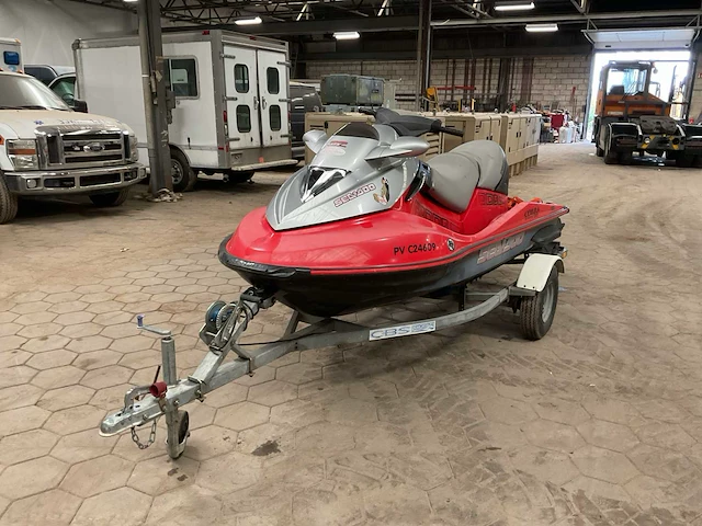 Seadoo gtx 4 tec cobra 66 waterscooter incl trailer - afbeelding 1 van  11