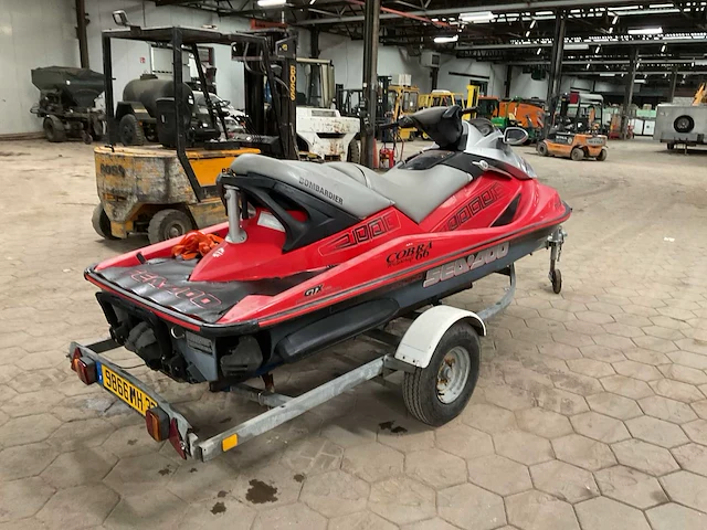 Seadoo gtx 4 tec cobra 66 waterscooter incl trailer - afbeelding 3 van  11