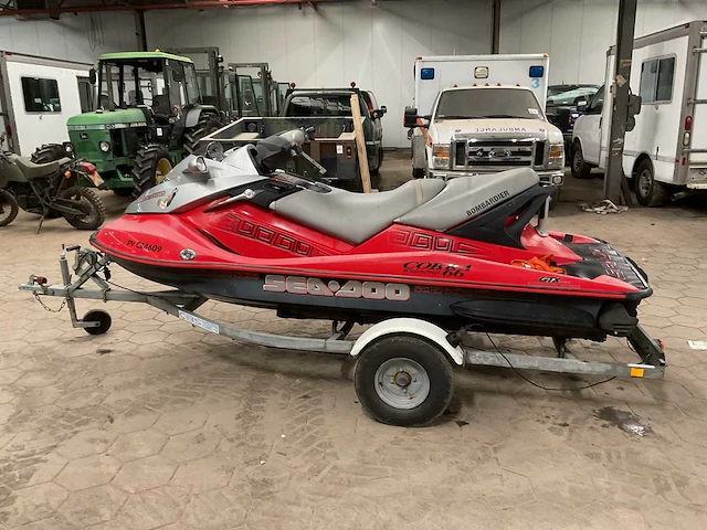 Seadoo gtx 4 tec cobra 66 waterscooter incl trailer - afbeelding 5 van  11