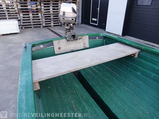 Seafiber 350 inl trailer en johnson 4 pk seafiber, 350, groen - afbeelding 2 van  22