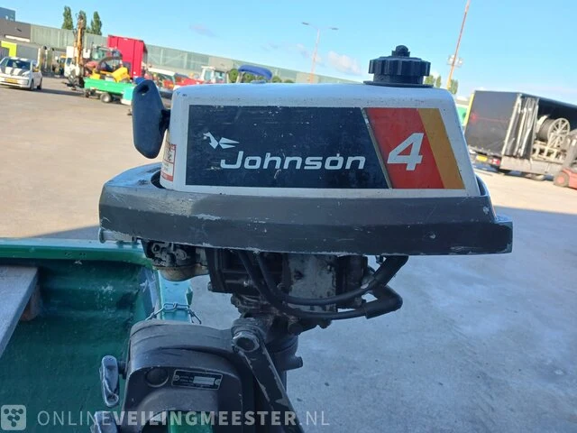 Seafiber 350 inl trailer en johnson 4 pk seafiber, 350, groen - afbeelding 6 van  22