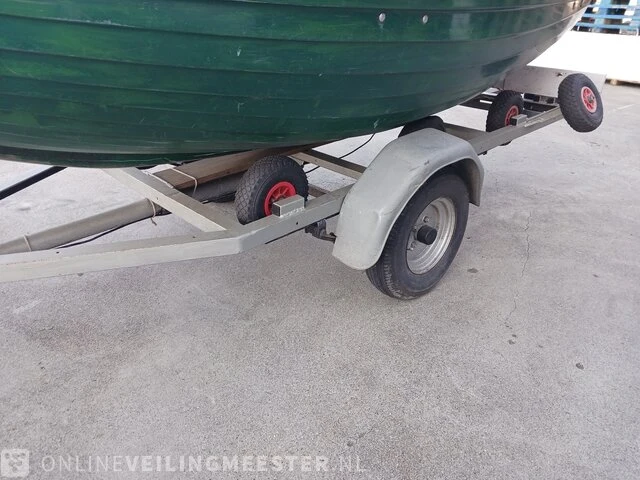 Seafiber 350 inl trailer en johnson 4 pk seafiber, 350, groen - afbeelding 14 van  22