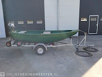 Seafiber 350 inl trailer en johnson 4 pk seafiber, 350, groen - afbeelding 12 van  22