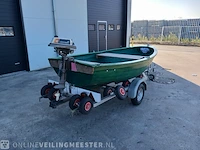 Seafiber 350 inl trailer en johnson 4 pk seafiber, 350, groen - afbeelding 16 van  22