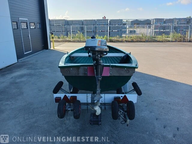 Seafiber 350 inl trailer en johnson 4 pk seafiber, 350, groen - afbeelding 17 van  22