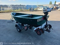 Seafiber 350 inl trailer en johnson 4 pk seafiber, 350, groen - afbeelding 18 van  22