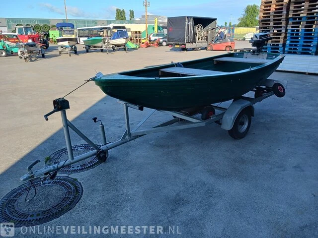 Seafiber 350 inl trailer en johnson 4 pk seafiber, 350, groen - afbeelding 20 van  22