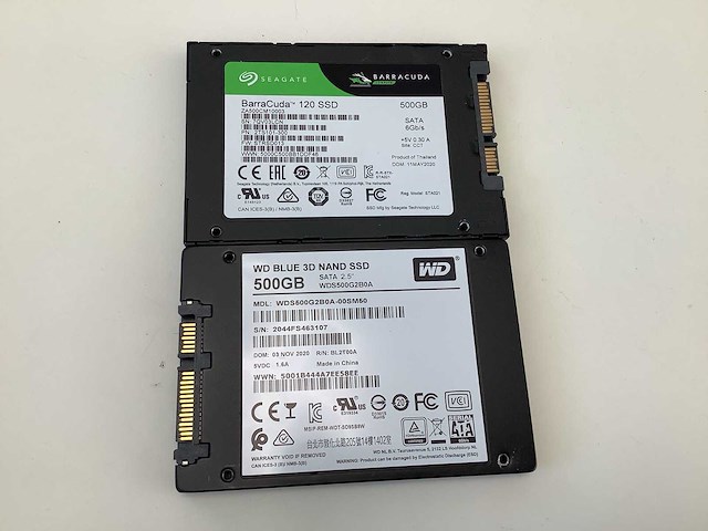 Seagate en wd 2.5”ssd interne hardeschijf (2x) - afbeelding 4 van  4