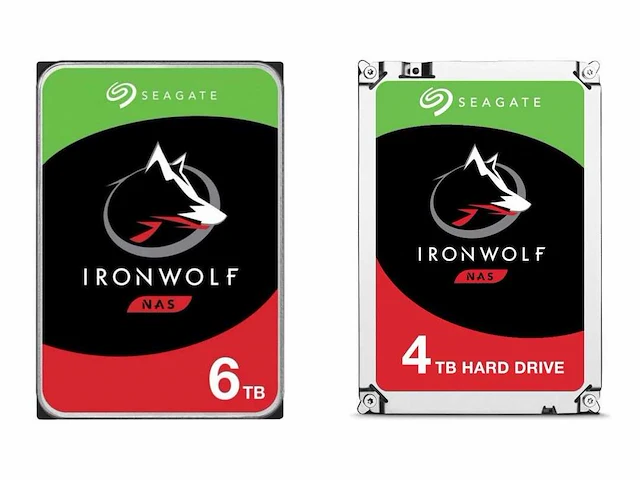 Seagate ironwolf, 6tb | seagate ironwolf, 4tb - afbeelding 1 van  2