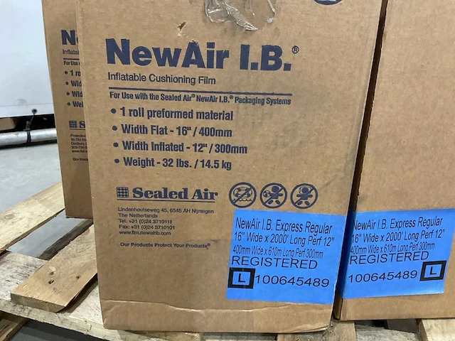 Sealed air newair i b express luchtkussen folie systeem - afbeelding 10 van  11