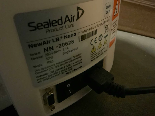 Sealedair newair ib nano luchtkussenmachine - afbeelding 4 van  4