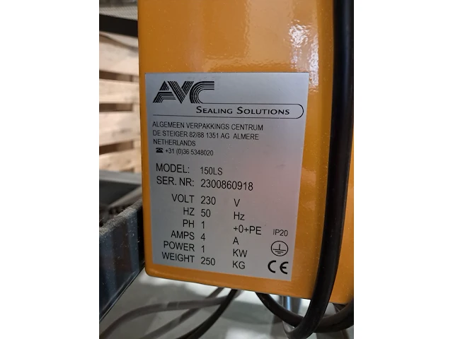 Sealmachine, avc, 150ls - afbeelding 10 van  21
