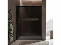 Sealskin acqua 5000 schuifdeur 2-delig voor nis, linkerdeel vast (incl. soft open close systeem) 140x200cm - afbeelding 2 van  10