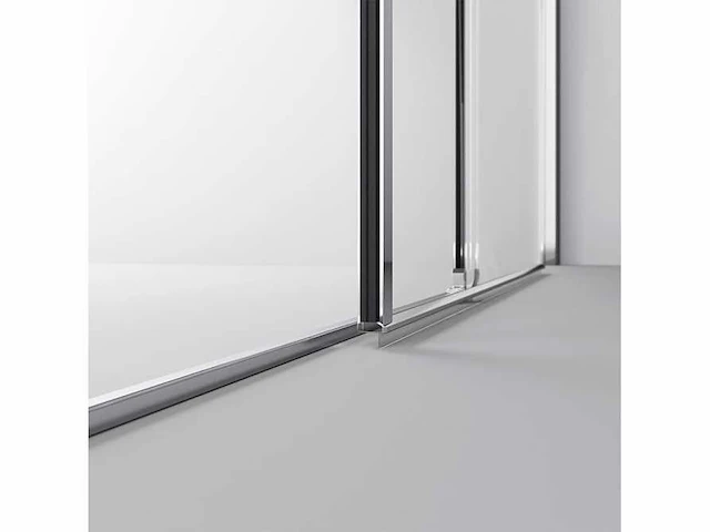Sealskin acqua 5000 schuifdeur 2-delig voor nis, linkerdeel vast (incl. soft open close systeem) 140x200cm - afbeelding 3 van  10