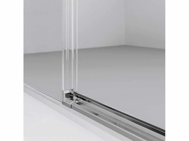 Sealskin acqua 5000 schuifdeur 2-delig voor nis, linkerdeel vast (incl. soft open close systeem) 140x200cm - afbeelding 5 van  10