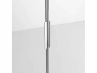Sealskin acqua 5000 schuifdeur 2-delig voor nis, linkerdeel vast (incl. soft open close systeem) 140x200cm - afbeelding 9 van  10