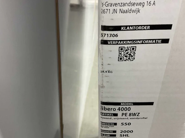 Sealskin libero 4000 douchewand - afbeelding 4 van  4