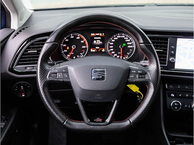 Seat leon fr 2.0 tsi 190pk automaat 2018 beats audio achteruitrijcamera stoelverwarming carplay/android dab 17"inch - afbeelding 8 van  32