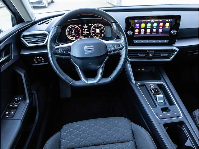 Seat leon sportstourer fr 1.5 etsi automaat 2021 virtual cockpit led dab carplay/android getint glas 17"inch - afbeelding 7 van  25