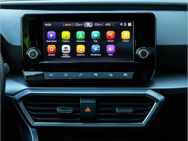 Seat leon sportstourer fr 1.5 etsi automaat 2021 virtual cockpit led dab carplay/android getint glas 17"inch - afbeelding 11 van  25