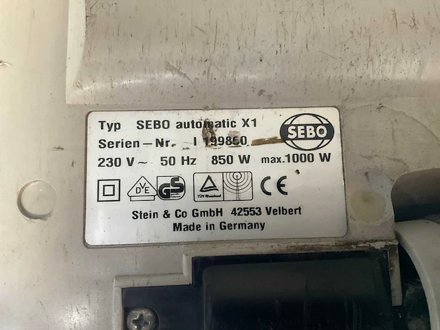 Sebo automatic x1 stofzuiger - afbeelding 7 van  7