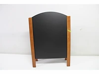 Seco krijtbord stoepbord 42 x 59.4cm ronde bovenkant - afbeelding 1 van  2