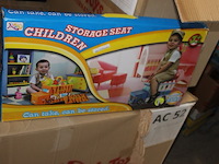 Seelgoed opberg zitbankje bus geel 1x - afbeelding 3 van  3