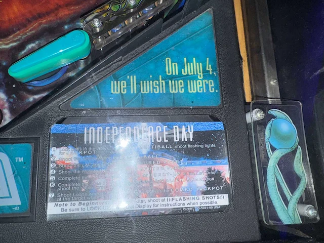 Sega independence day flipperkast - afbeelding 7 van  18