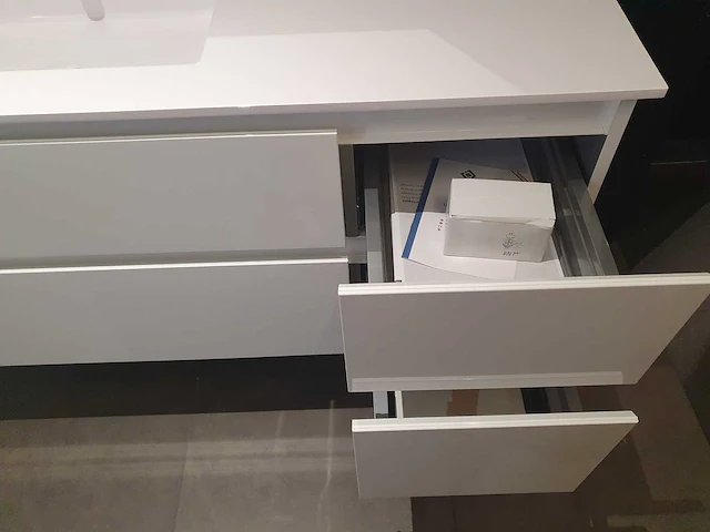 Segno glossy white - badmeubelset - afbeelding 6 van  18