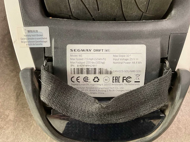 Segway-ninebot - drift w1 - zelfbalancerend - e-skates - afbeelding 2 van  10
