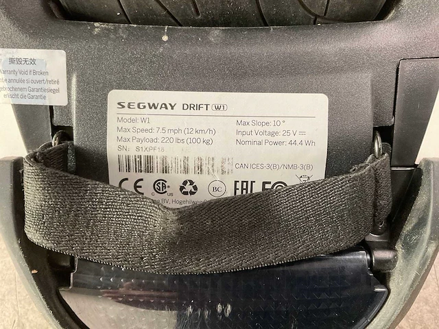 Segway-ninebot - drift w1 - zelfbalancerend - e-skates - afbeelding 10 van  10