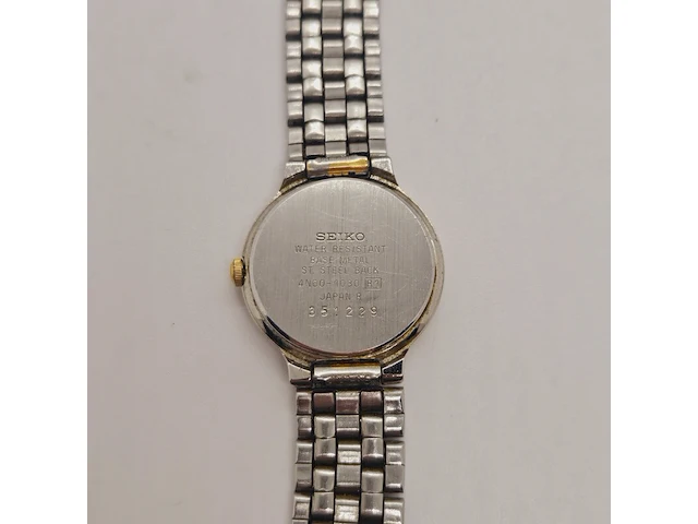 Seiko 4n00-1030 two tone dameshorloge - afbeelding 7 van  7