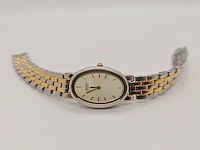 Seiko 4n00-6461 dameshorloge - two tone dresswatch - afbeelding 5 van  7