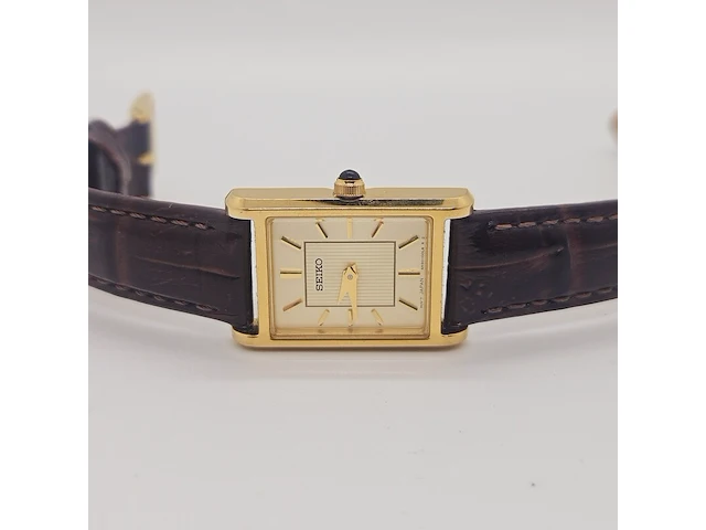 Seiko 4n30-00h0 tank dresswatch - afbeelding 4 van  8