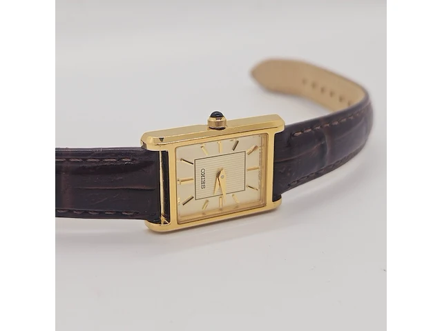 Seiko 4n30-00h0 tank dresswatch - afbeelding 5 van  8