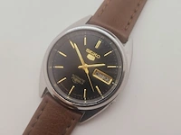 Seiko 5 day date mod automatisch herenhorloge - afbeelding 1 van  8