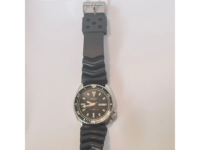 Seiko 6309-7290 150m automatic diver ''slim turtle'', bouwjaar 1983 - afbeelding 3 van  15