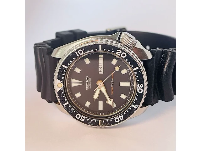 Seiko 6309-7290 150m automatic diver ''slim turtle'', bouwjaar 1983 - afbeelding 8 van  15