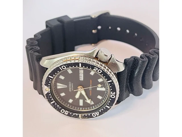 Seiko 6309-7290 150m automatic diver ''slim turtle'', bouwjaar 1983 - afbeelding 9 van  15