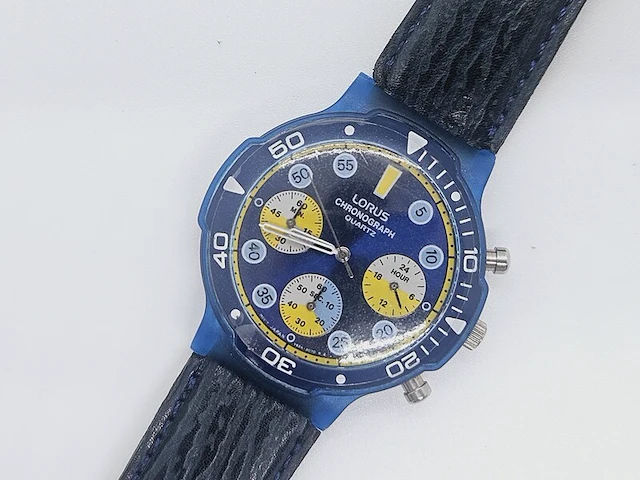 Seiko company lorus militaire chronograph horloge - afbeelding 1 van  5