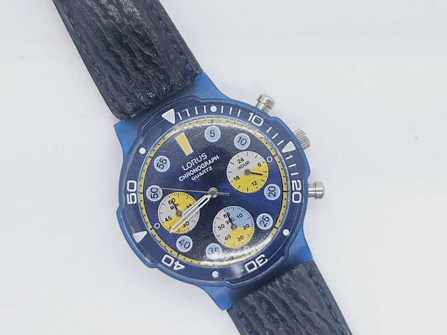 Seiko company lorus militaire chronograph horloge - afbeelding 2 van  5