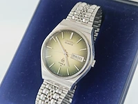 Seiko day/date type ii - green sunburst - 4336-8040 - afbeelding 5 van  11