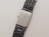 Seiko half moon two tone tank horloge - collector's item - afbeelding 7 van  7
