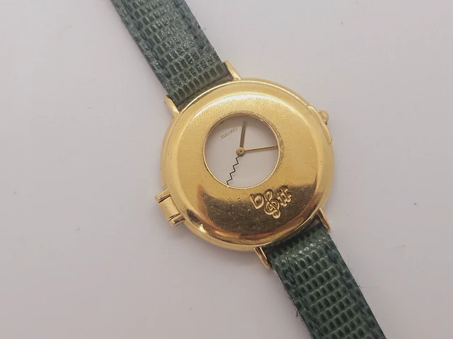Seiko melody horloge - hunter case sluiting - afbeelding 6 van  9